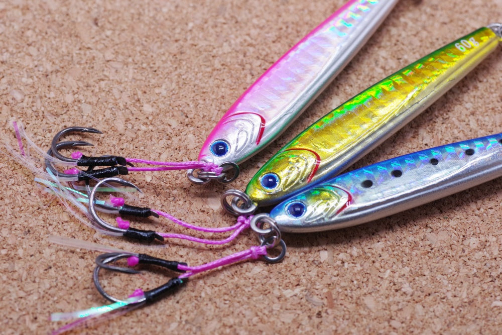 TGベイトはジギング必携ジグ！カラー・重さの使い分けとフック