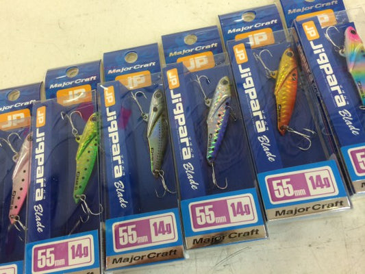 ジグパラブレード全7ラインナップを比較！大型青物からメバリングまで！